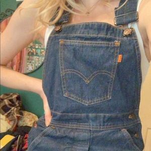 Vintage Levi’s orange tab overalls
